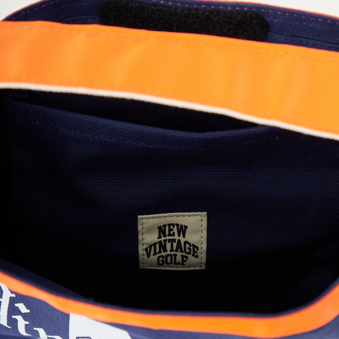 NEW VINTAGE GOLF [ニュービンテージゴルフ] ニュースペーパー カートバッグ [NVG-0417] NAVY