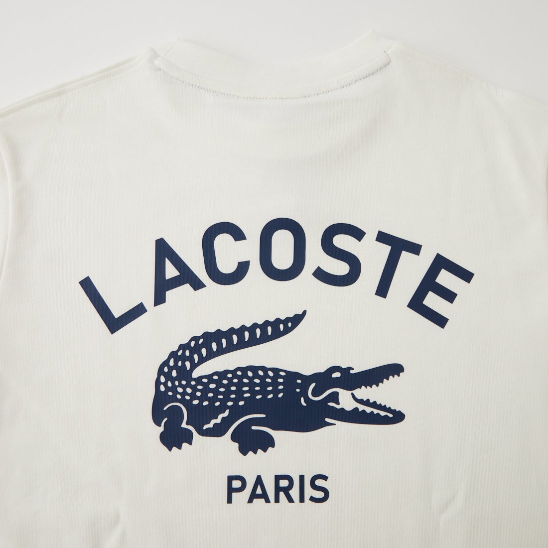 LACOSTE [ラコステ] PARISロゴ ヘビーオンスTシャツ [TH9396] 70V WHITE