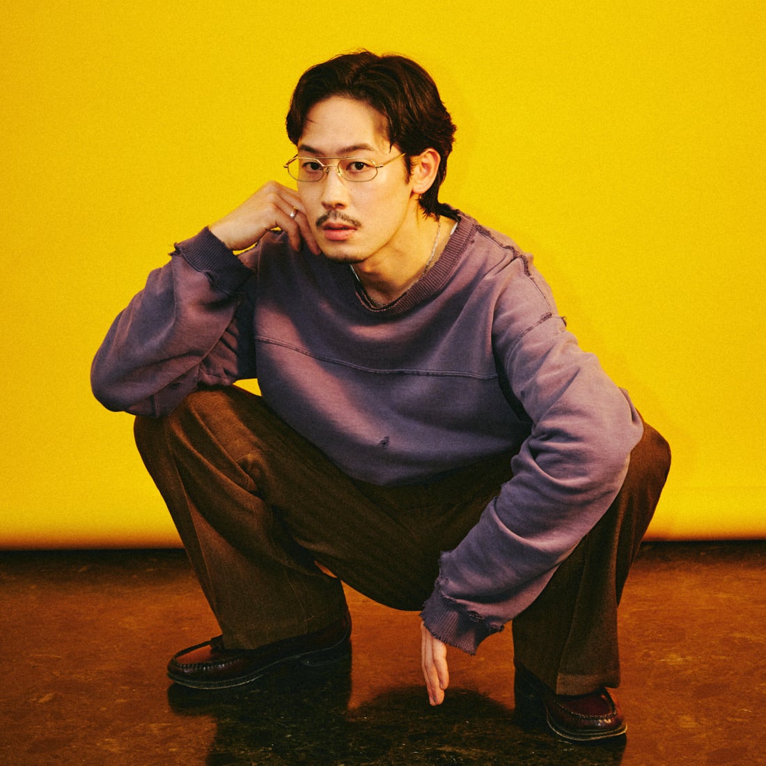 Dickies [ディッキーズ] 別注 ヘリンボーン グランパワークパンツ [253M401N01-JF] BROWN