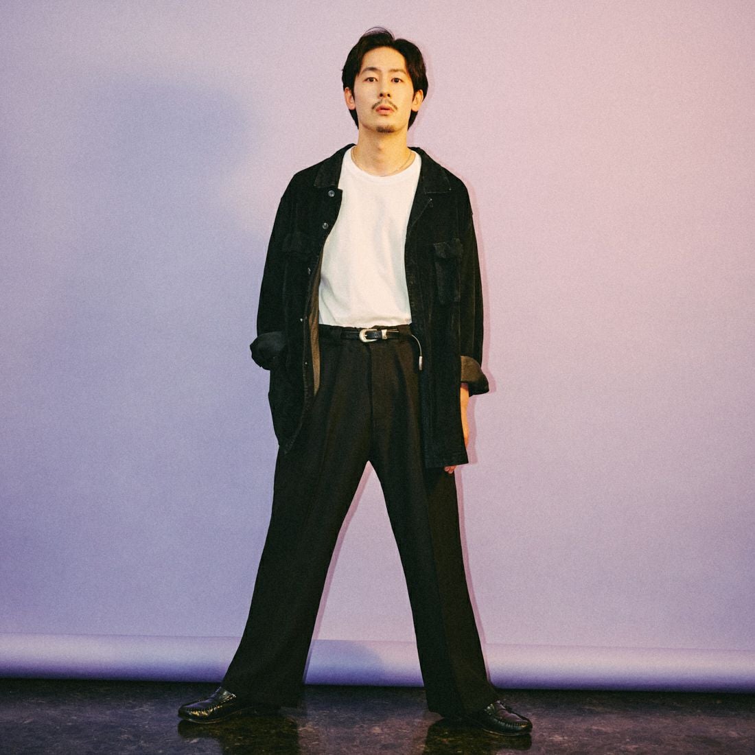 Dickies [ディッキーズ] 別注 ヘリンボーン グランパワークパンツ [253M401N01-JF] BLACK