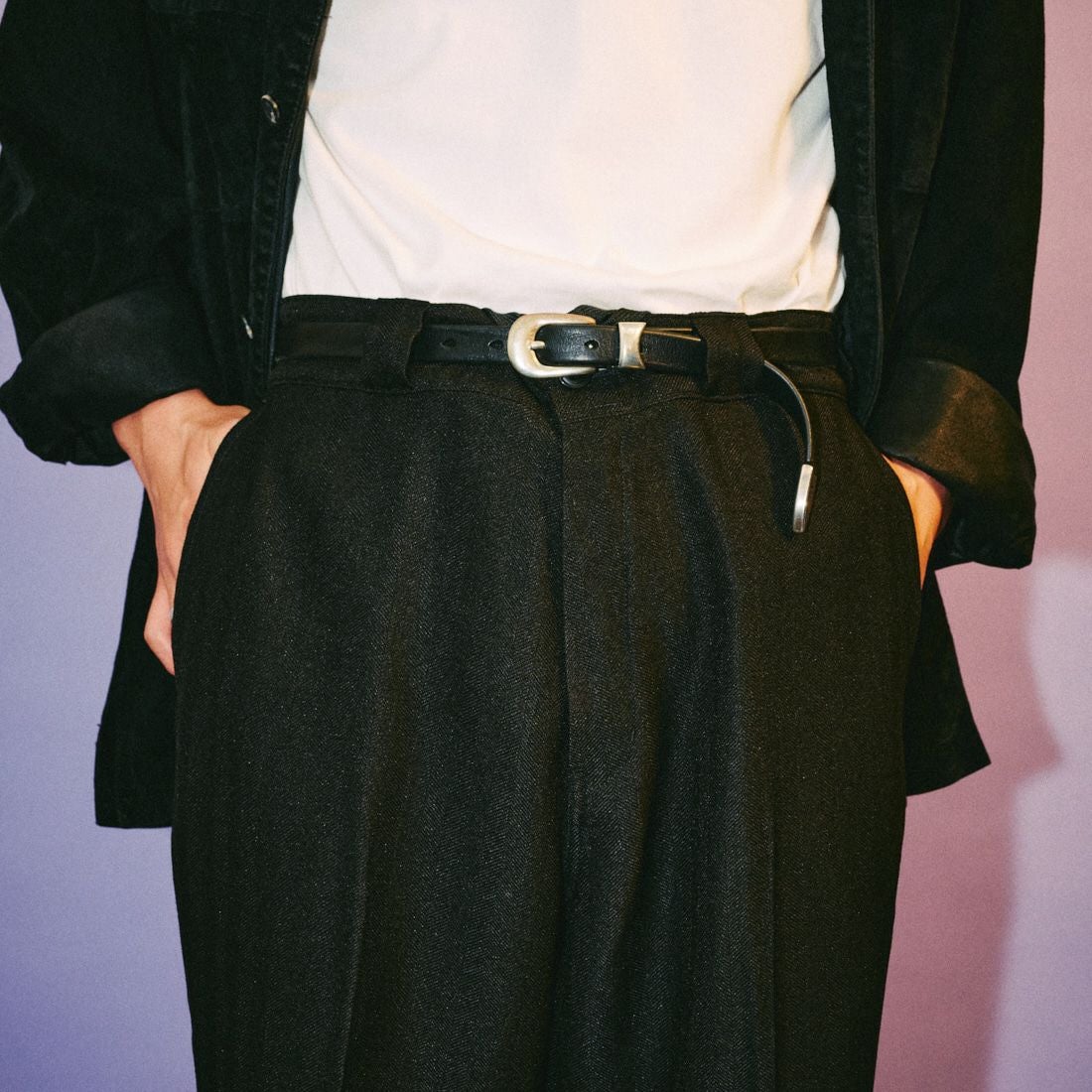 Dickies [ディッキーズ] 別注 ヘリンボーン グランパワークパンツ [253M401N01-JF] BLACK