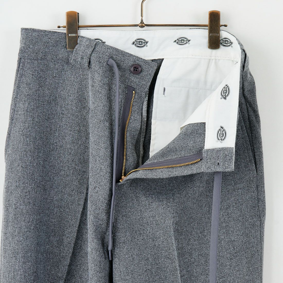 Dickies [ディッキーズ] 別注 ヘリンボーン グランパワークパンツ [253M401N01-JF] GRAY