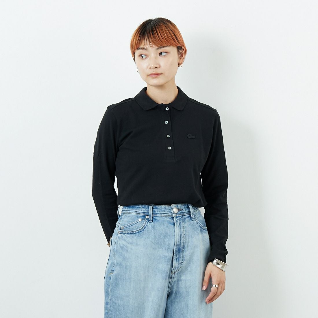 031 BLACK &&モデル身長：160cm 着用サイズ：36&&