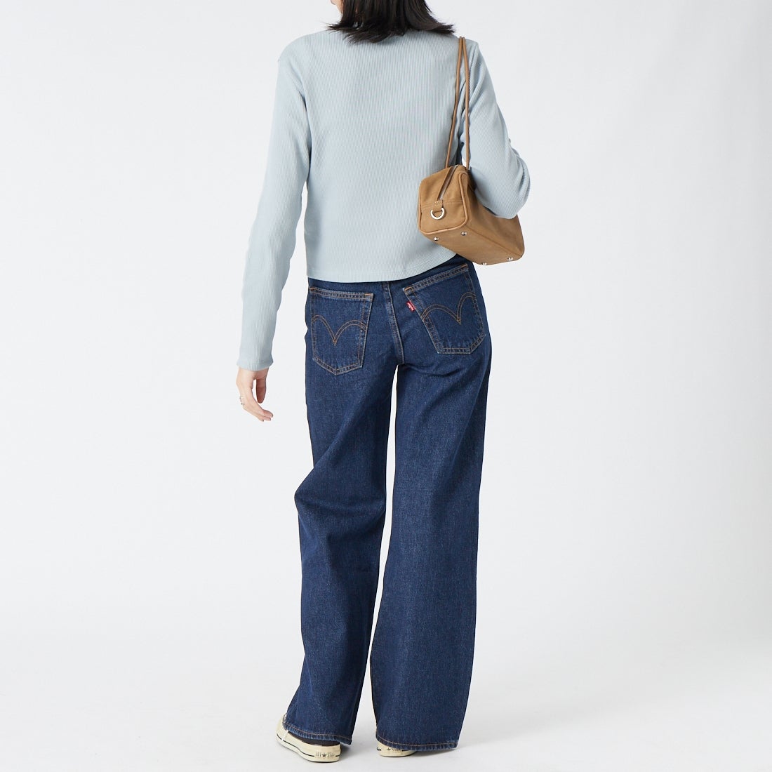 LACOSTE [ラコステ] リブジャージカーディガン [SF010] LEP SHELL &&モデル身長：162cm 着用サイズ：36&&