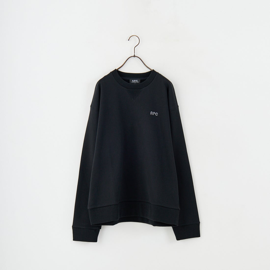A.P.C. [アー・ペー・セー] Alfred クルーネックスウェット [MOLLETON-ALFRED] 99 NOIR