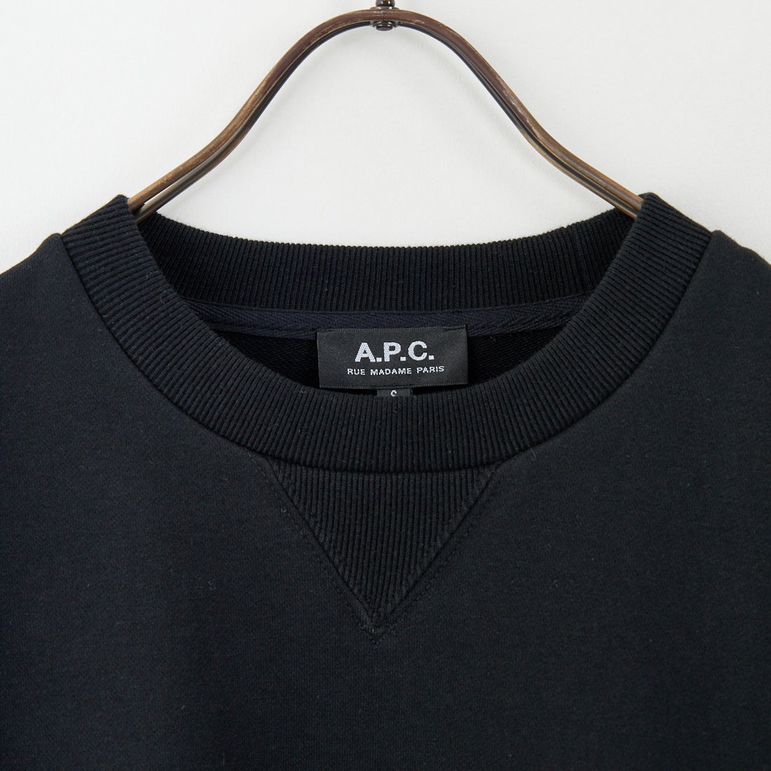 A.P.C. [アー・ペー・セー] Alfred クルーネックスウェット [MOLLETON-ALFRED] 99 NOIR