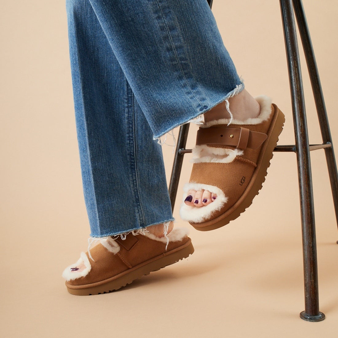 UGG [アグ] グリーンポート ストラップスライド [1167611]｜ジーンズ