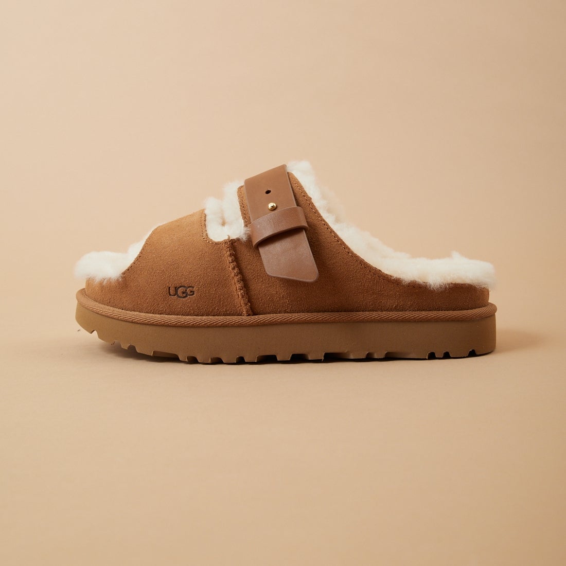UGG [アグ] グリーンポート ストラップスライド [1167611] CHESTNUT