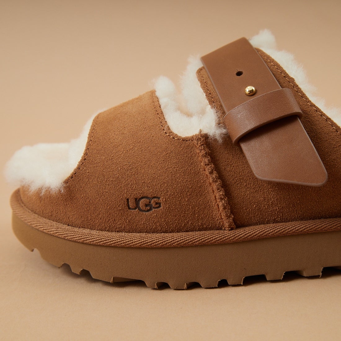 UGG [アグ] グリーンポート ストラップスライド [1167611] CHESTNUT