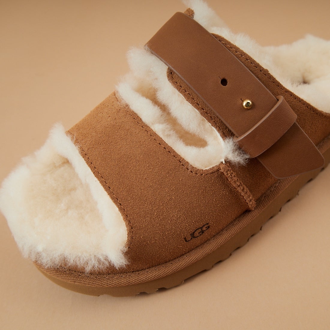 UGG [アグ] グリーンポート ストラップスライド [1167611] CHESTNUT