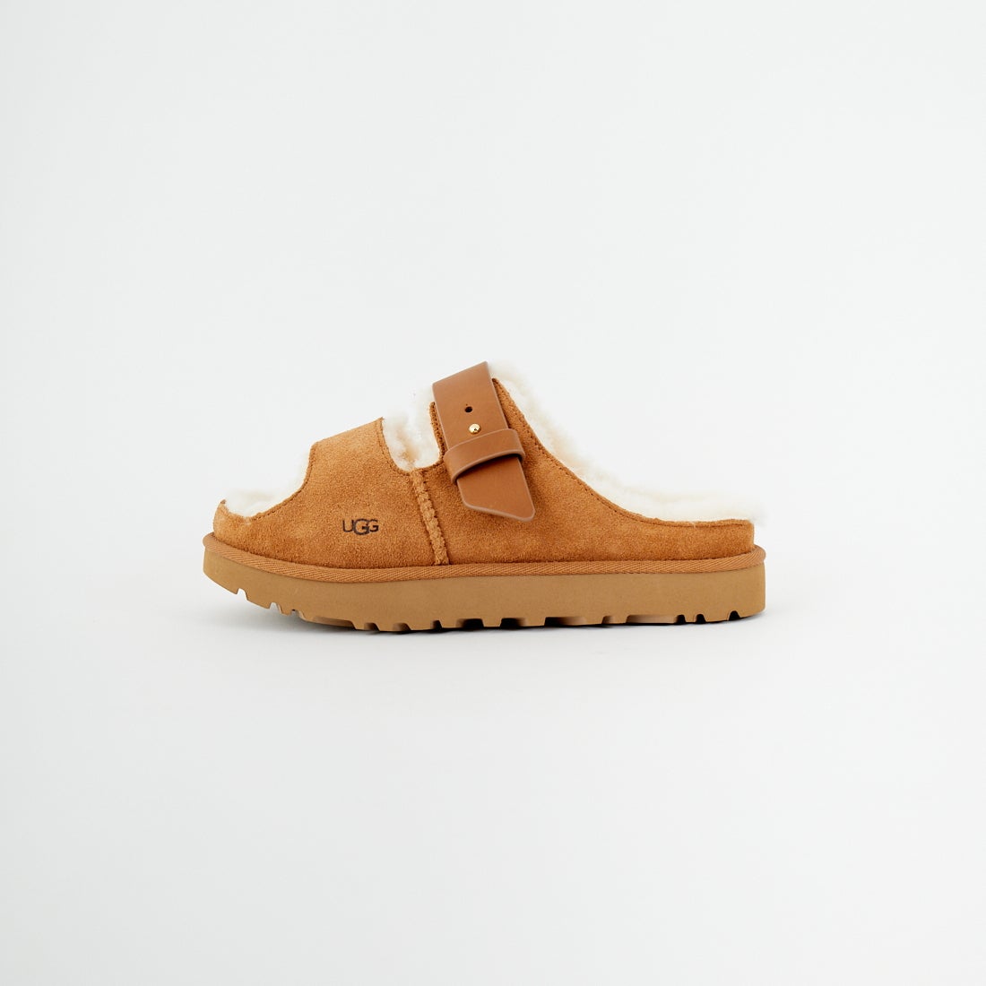 UGG [アグ] グリーンポート ストラップスライド [1167611] CHESTNUT