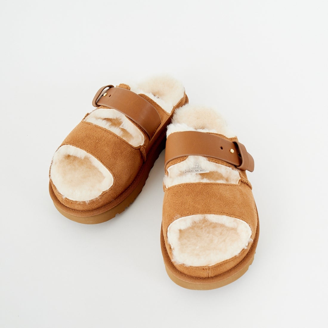 UGG [アグ] グリーンポート ストラップスライド [1167611] CHESTNUT