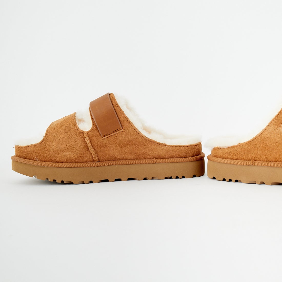 UGG [アグ] グリーンポート ストラップスライド [1167611] CHESTNUT