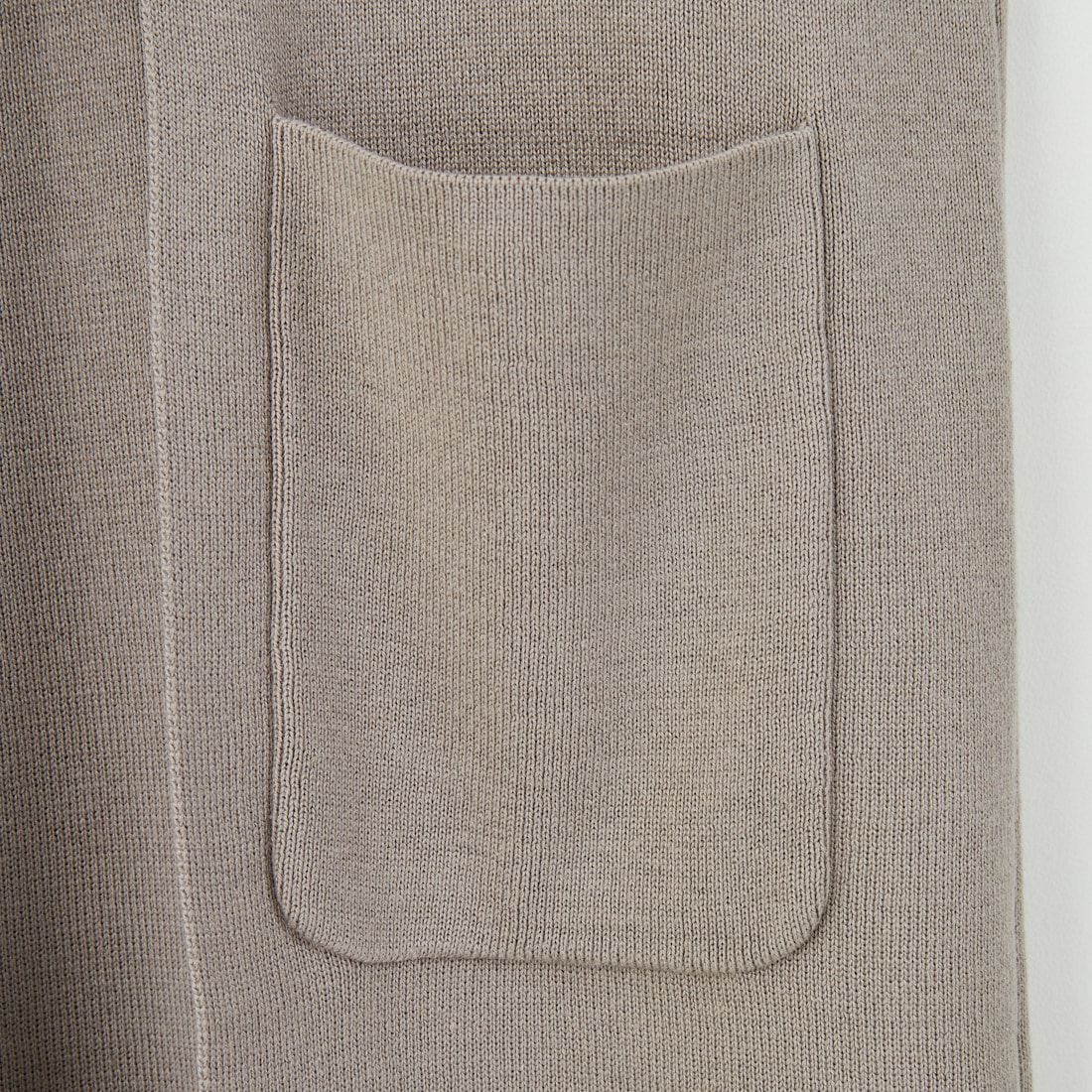 Jf Ready Made [ジェイエフレディメイド] 総針編み 前開きベスト [3105204] 714 ｸﾞﾚｰｼﾞ