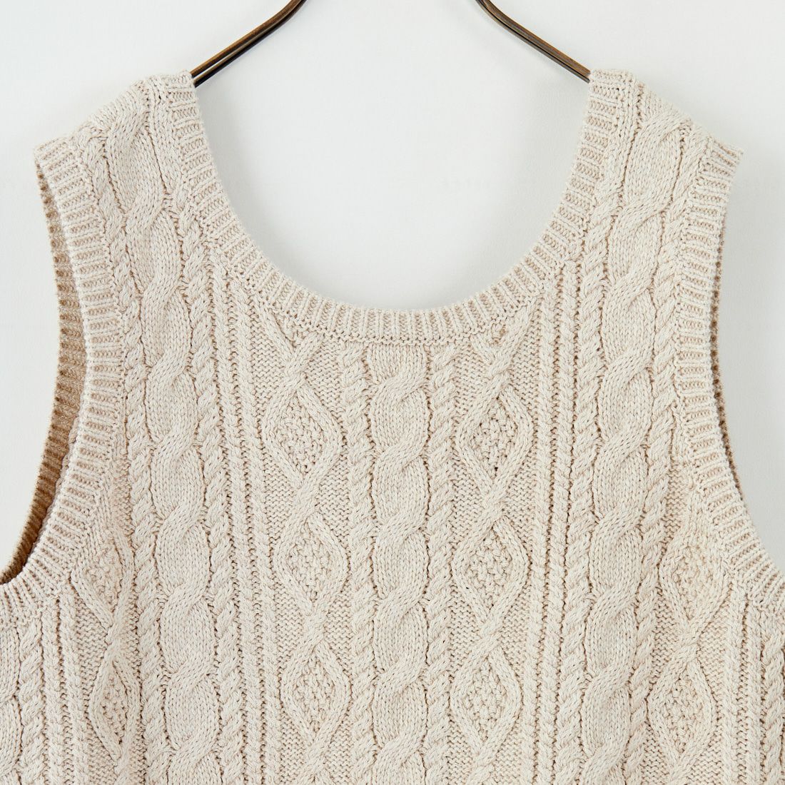 Jf Ready Made [ジェイエフレディメイド] 2WAYケーブルニットベスト