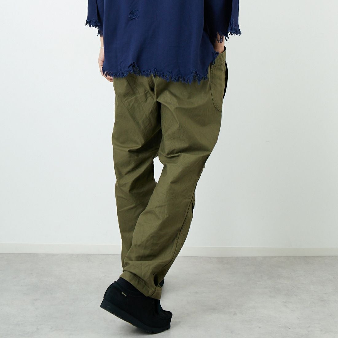 A VONTADE [アボンタージ] ファティーグトラウザーズ [VTD-0485-PT2] 1 OLIVE &&モデル身長：179cm 着用サイズ：L&&