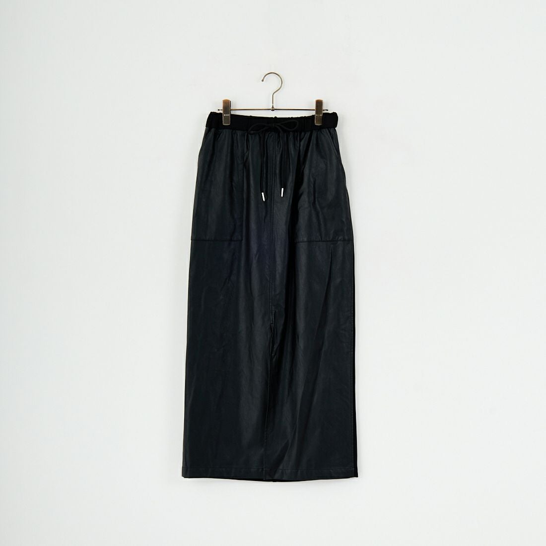 CHIGNON [シニヨン] フェイクレザーベイカースカート [2754-003KK] BLACK