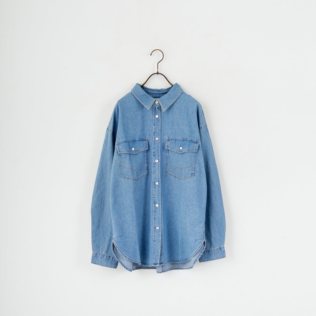 SOMETHING [サムシング] ビッグデニムシャツ [ST224]｜ジーンズ