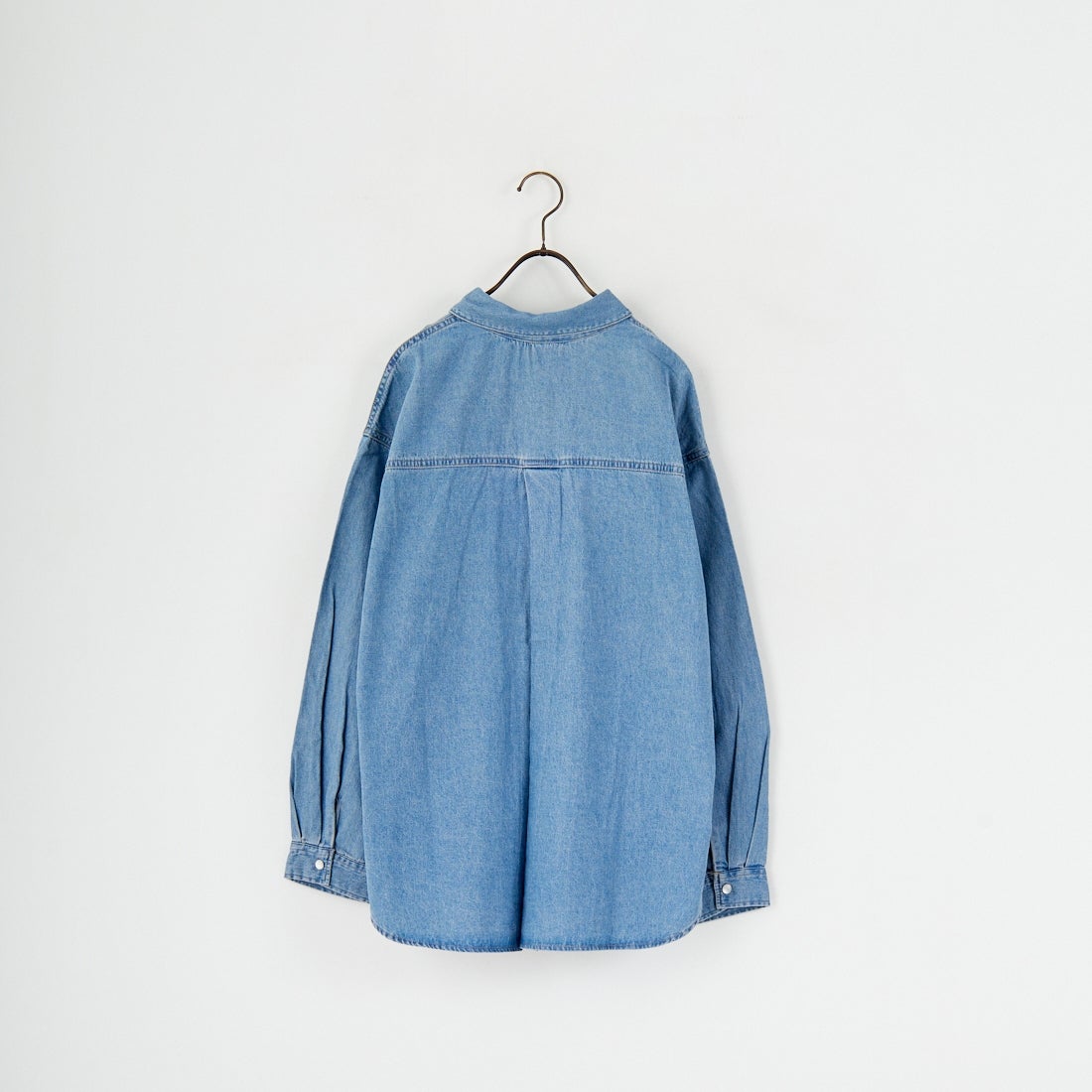 SOMETHING [サムシング] ビッグデニムシャツ [ST224] 198 M.BLUE