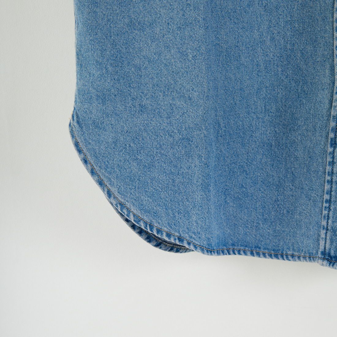 SOMETHING [サムシング] ビッグデニムシャツ [ST224] 198 M.BLUE