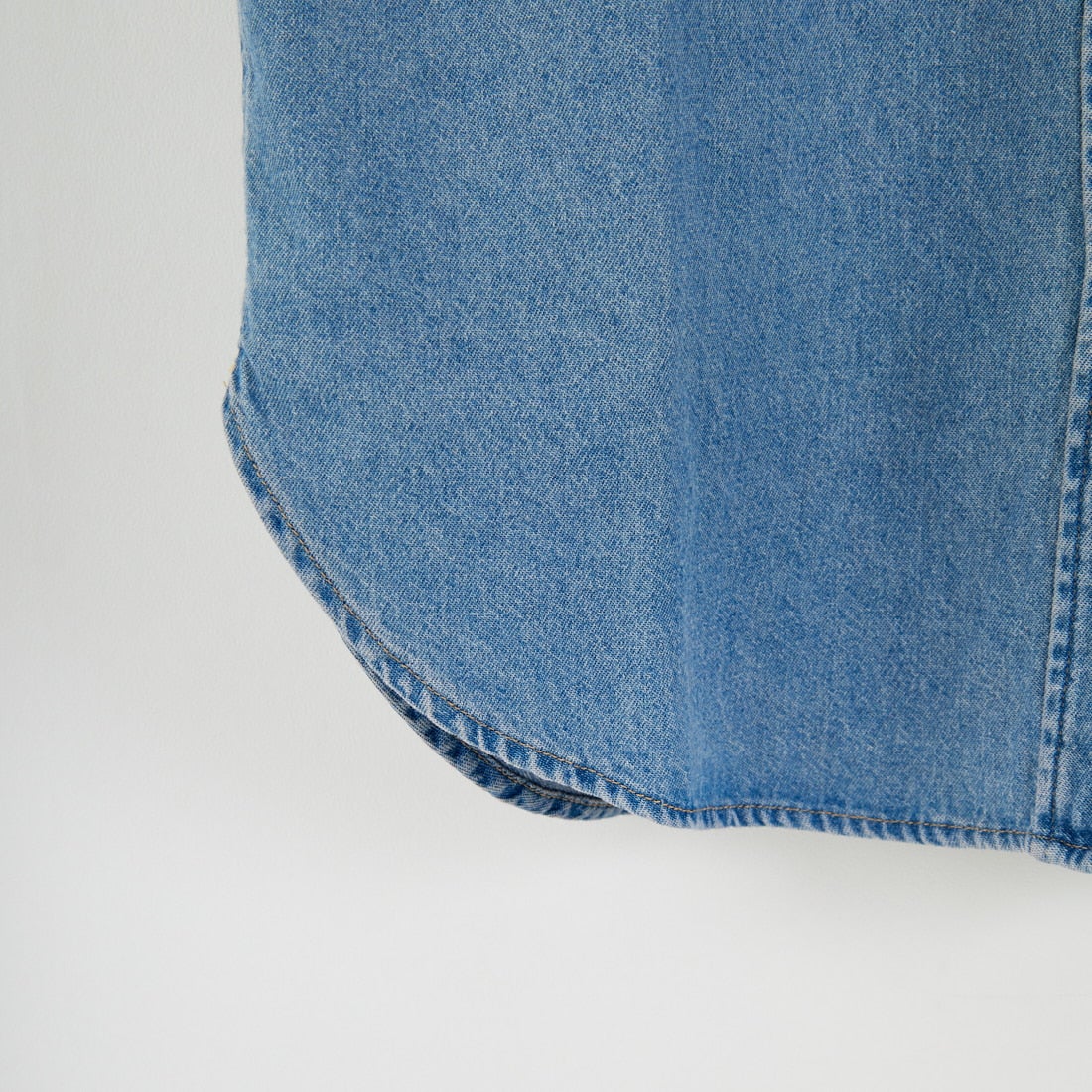 SOMETHING [サムシング] ビッグデニムシャツ [ST224] 198 M.BLUE