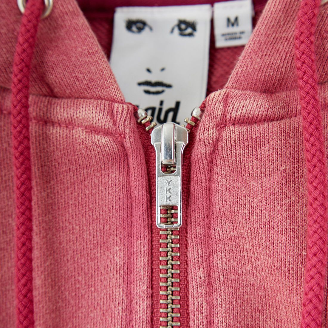 X-girl [エックスガール] ダスティコンパクトジップアップフーディ [105253012003] PINK