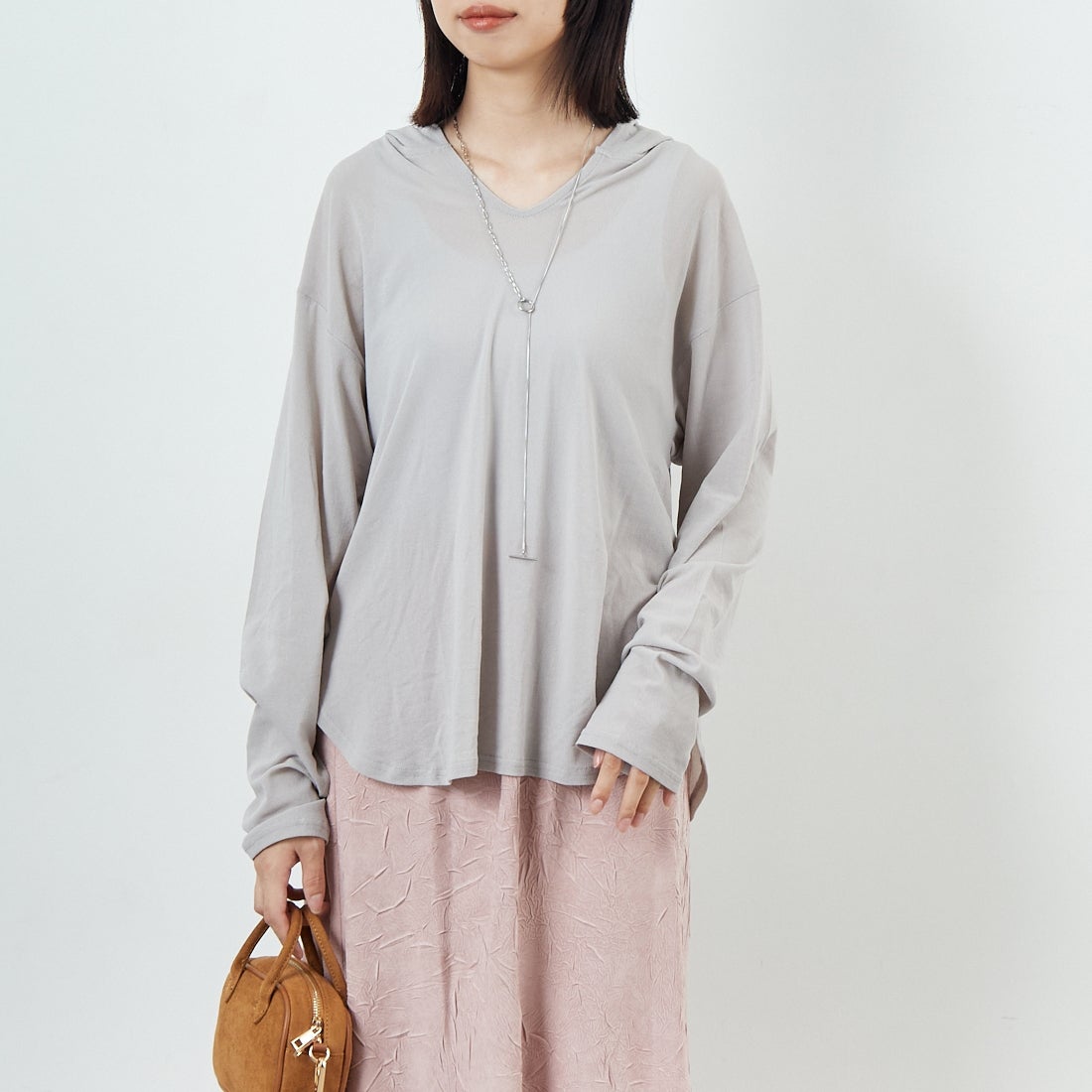 GRAY&&モデル身長：162cm 着用サイズ：F&&