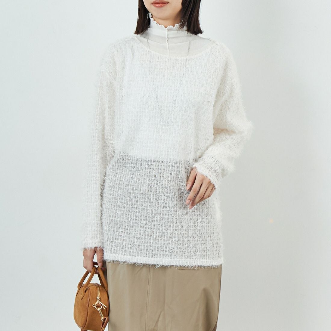 IVORY&&モデル身長：162cm 着用サイズ：F&&