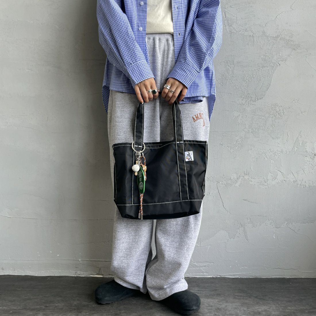 Drifter [ドリフター] ミディアムトートバッグ [DFV4615] 01 BLK/BLK