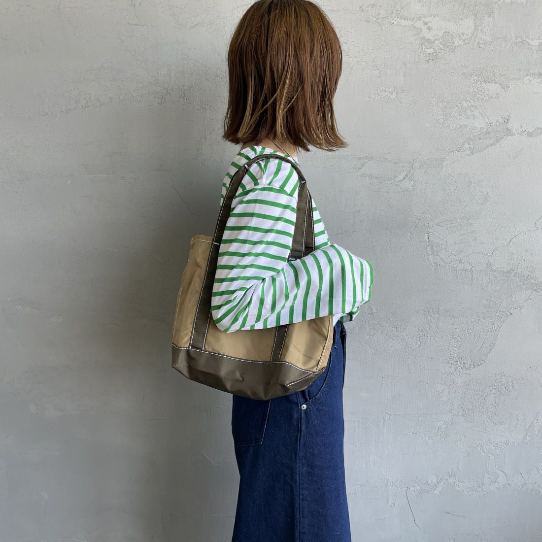 Drifter [ドリフター] ミディアムトートバッグ [DFV4615] L4 TAN/COF