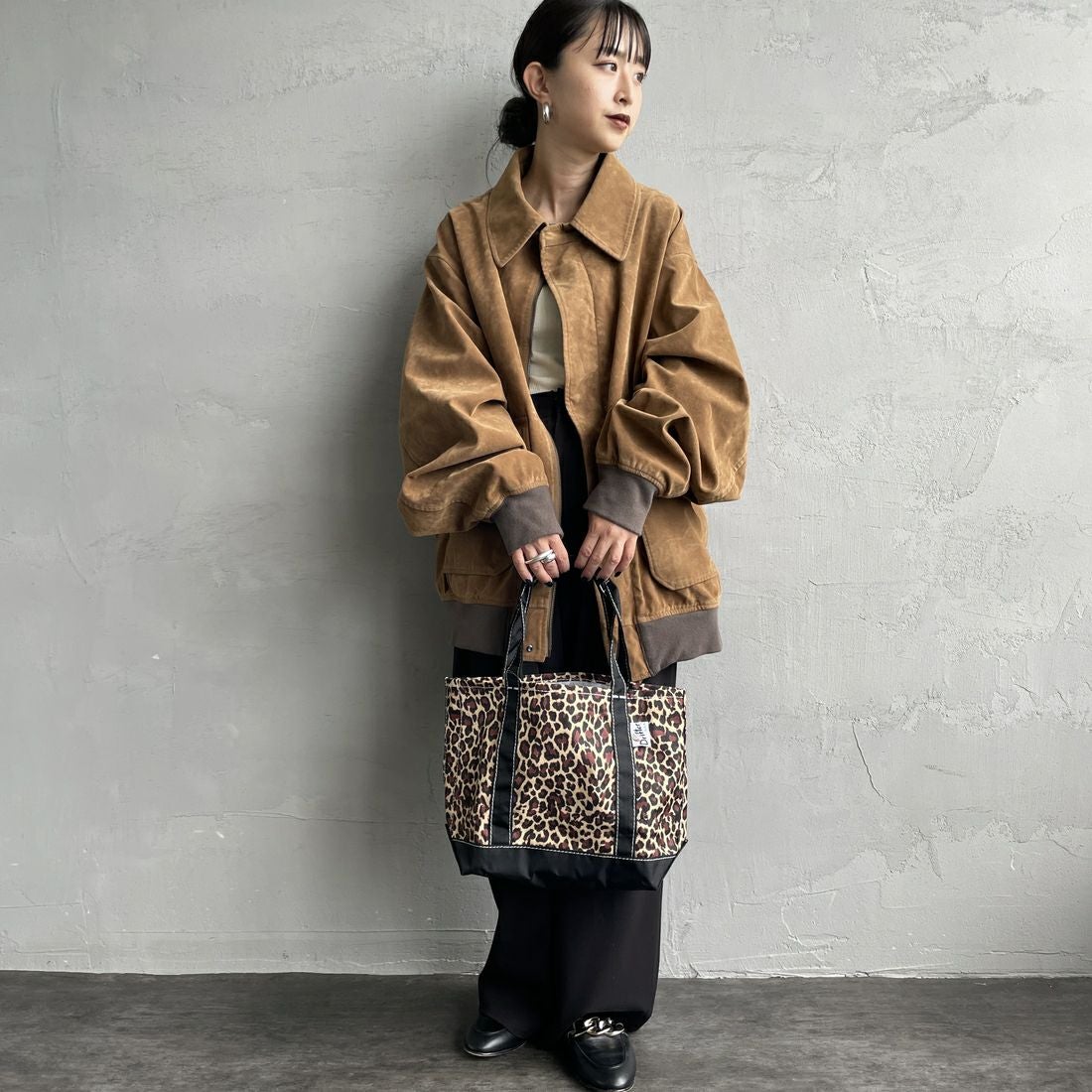 Drifter [ドリフター] ミディアムトートバッグ [DFV4615] B2 LEO/BLK