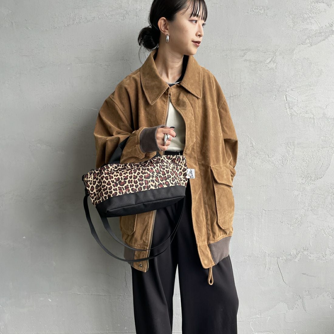 Drifter [ドリフター] ワイドトートバッグ [DFV4670] 77 LEO/BLK