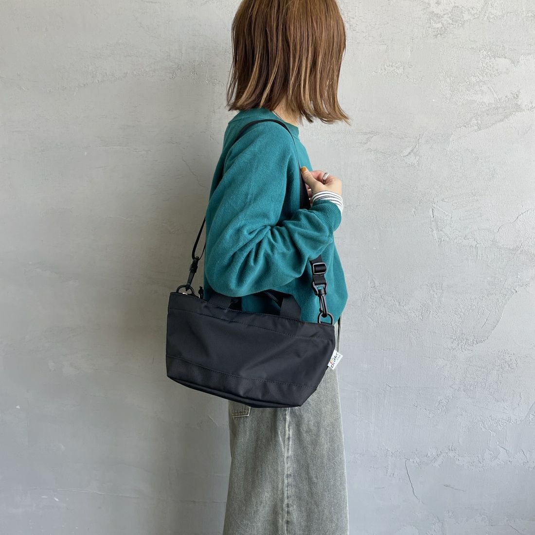 Drifter [ドリフター] ワイドトートバッグ [DFV4670] 01 BLK/BLK