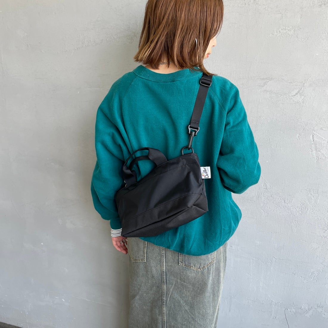 Drifter [ドリフター] ワイドトートバッグ [DFV4670] 01 BLK/BLK