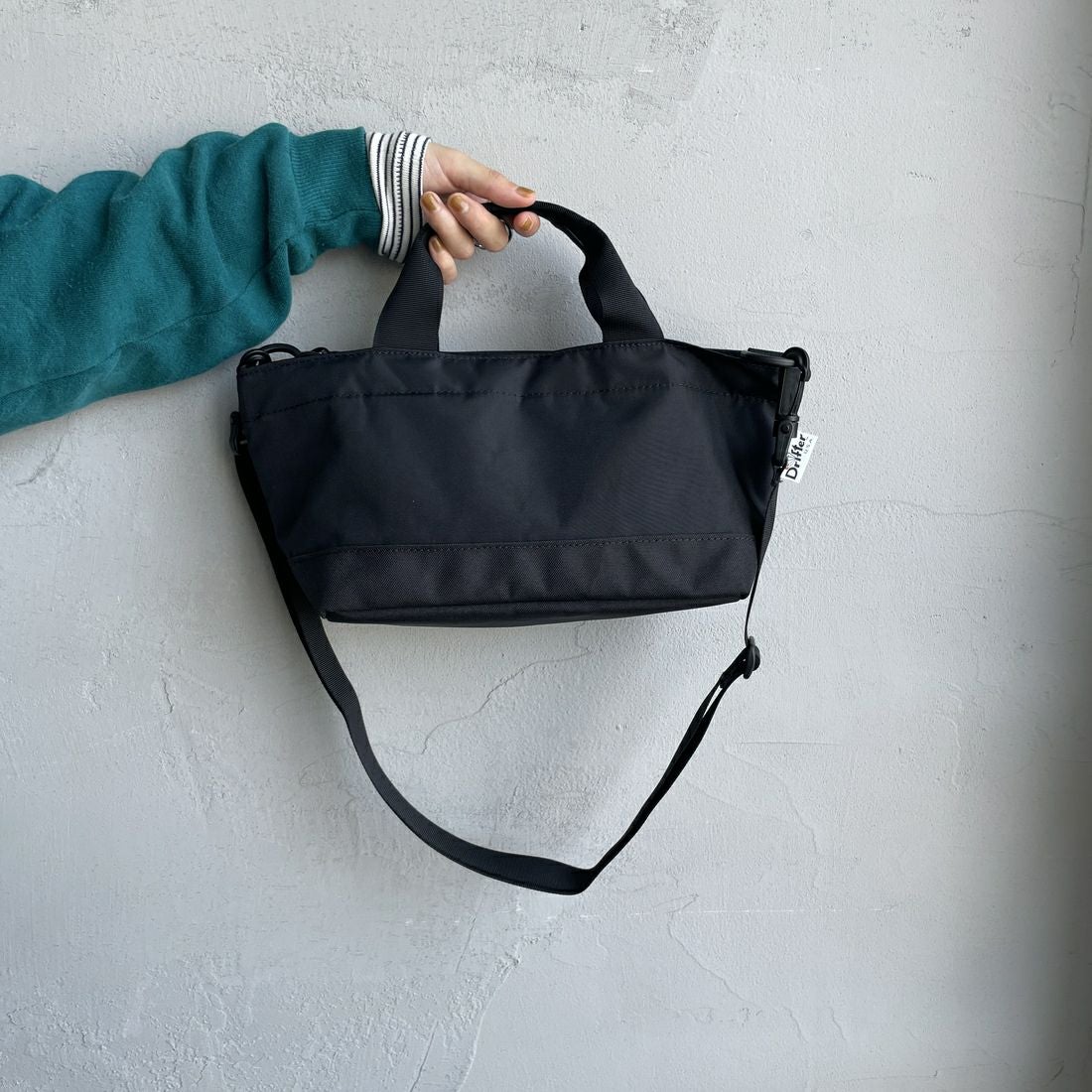 Drifter [ドリフター] ワイドトートバッグ [DFV4670] 01 BLK/BLK