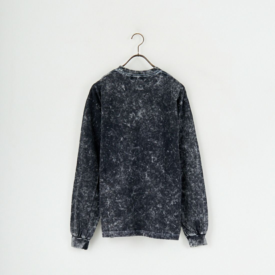 XLARGE [エクストララージ] ケミカルウォッシュ ロングスリーブポケットTシャツ [101253011019] BLACK