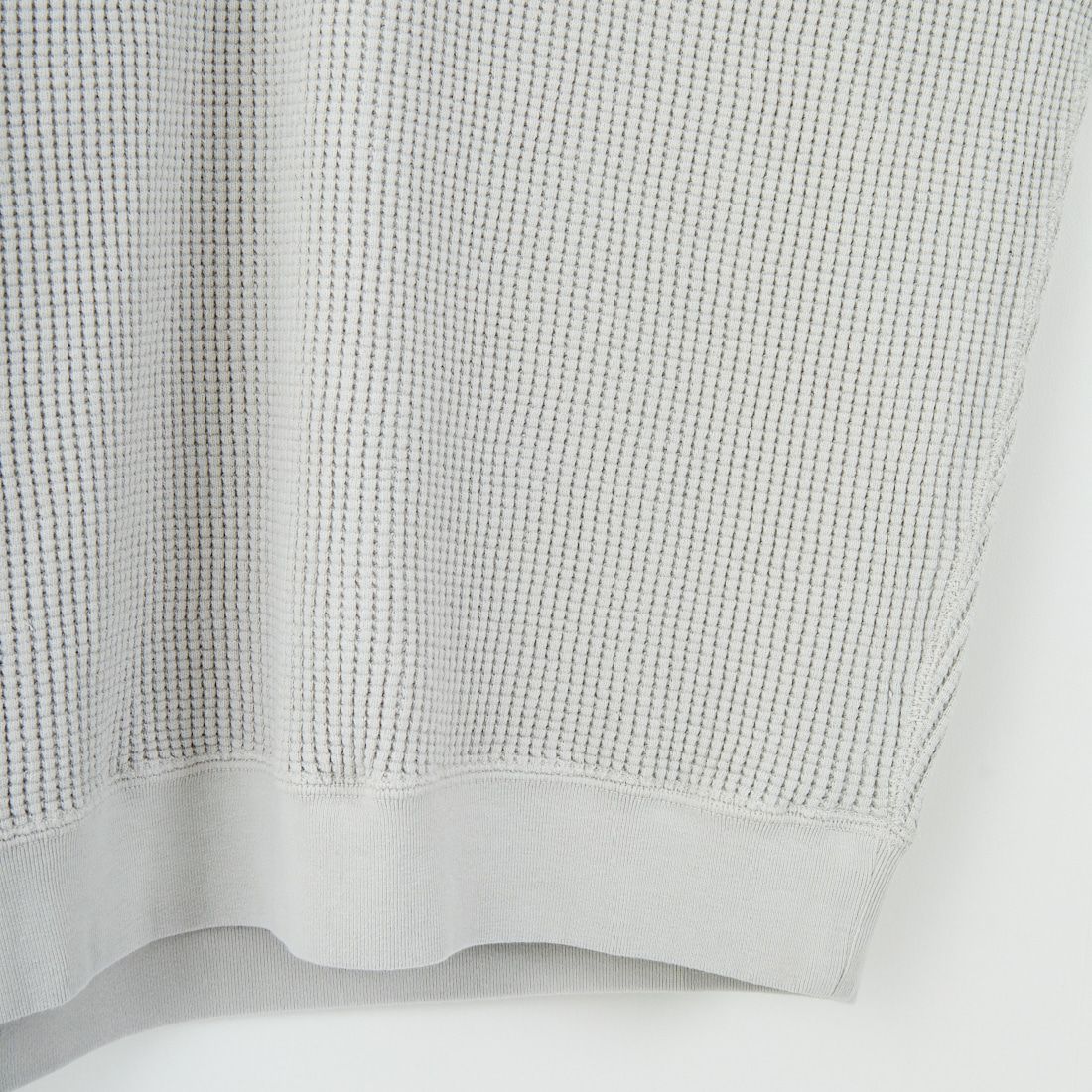 iori [イオリ] ビッグワッフルロングスリーブスウェット [IORI86] GREY