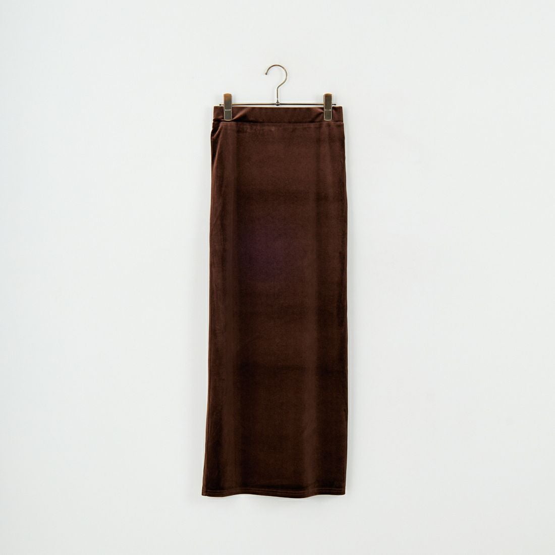 USINE [ユジーヌ] ベロアタイトスカート [IN2-SK-5] BROWN