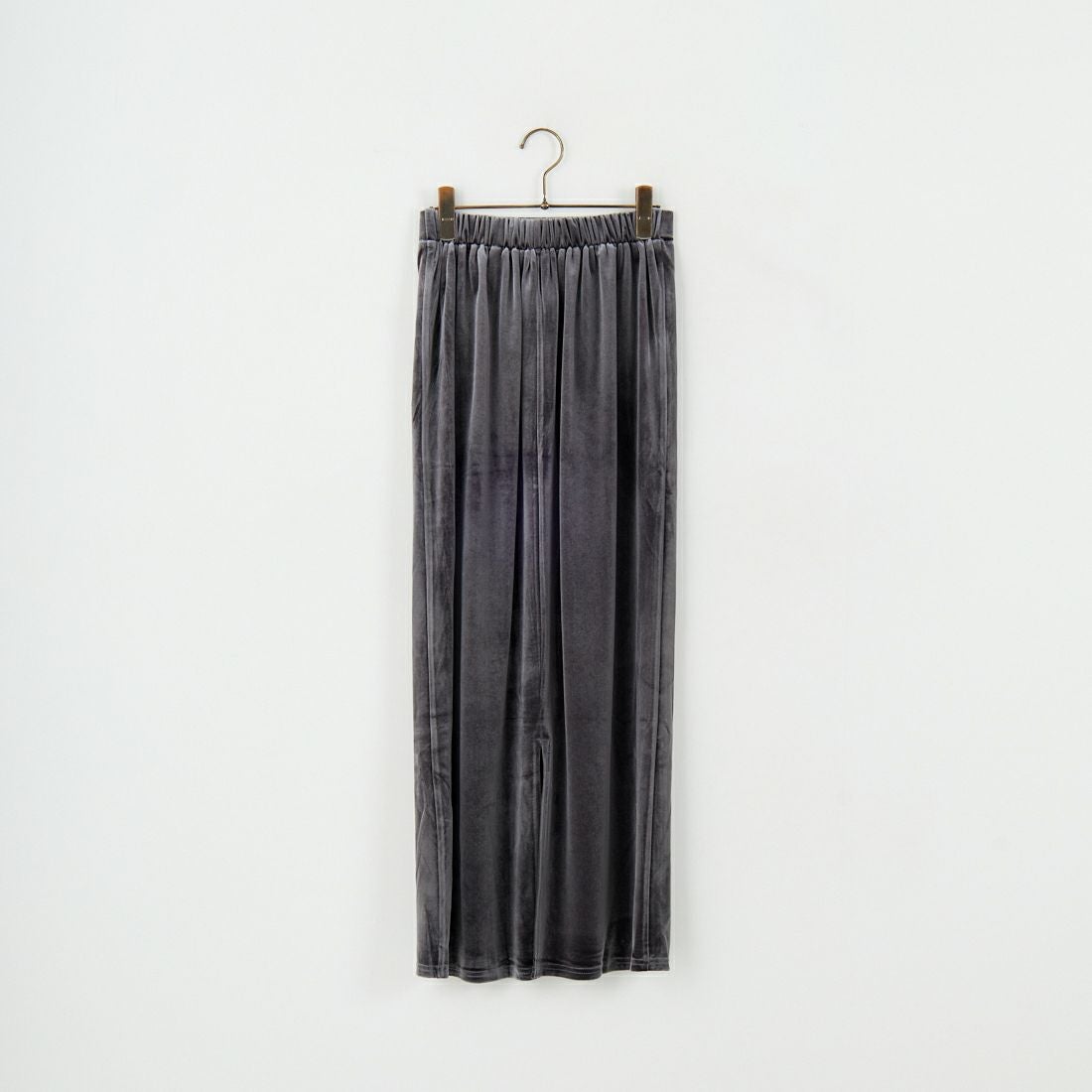 USINE [ユジーヌ] ベロアタイトスカート [IN2-SK-5] CHARCOAL