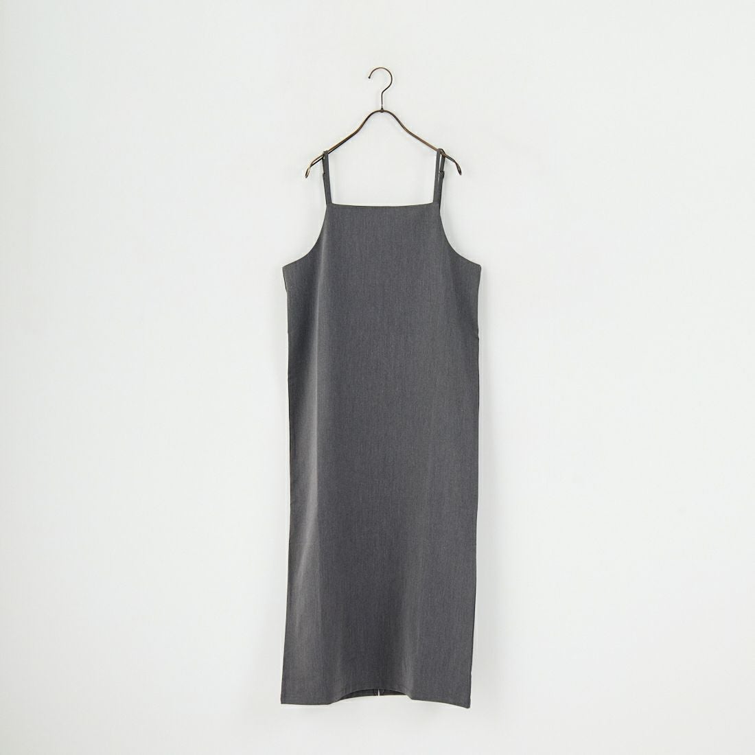 Jeans Factory Clothes [ジーンズファクトリークローズ] TCツイルキャミワンピース [IN1-OP-5] CHARCOAL