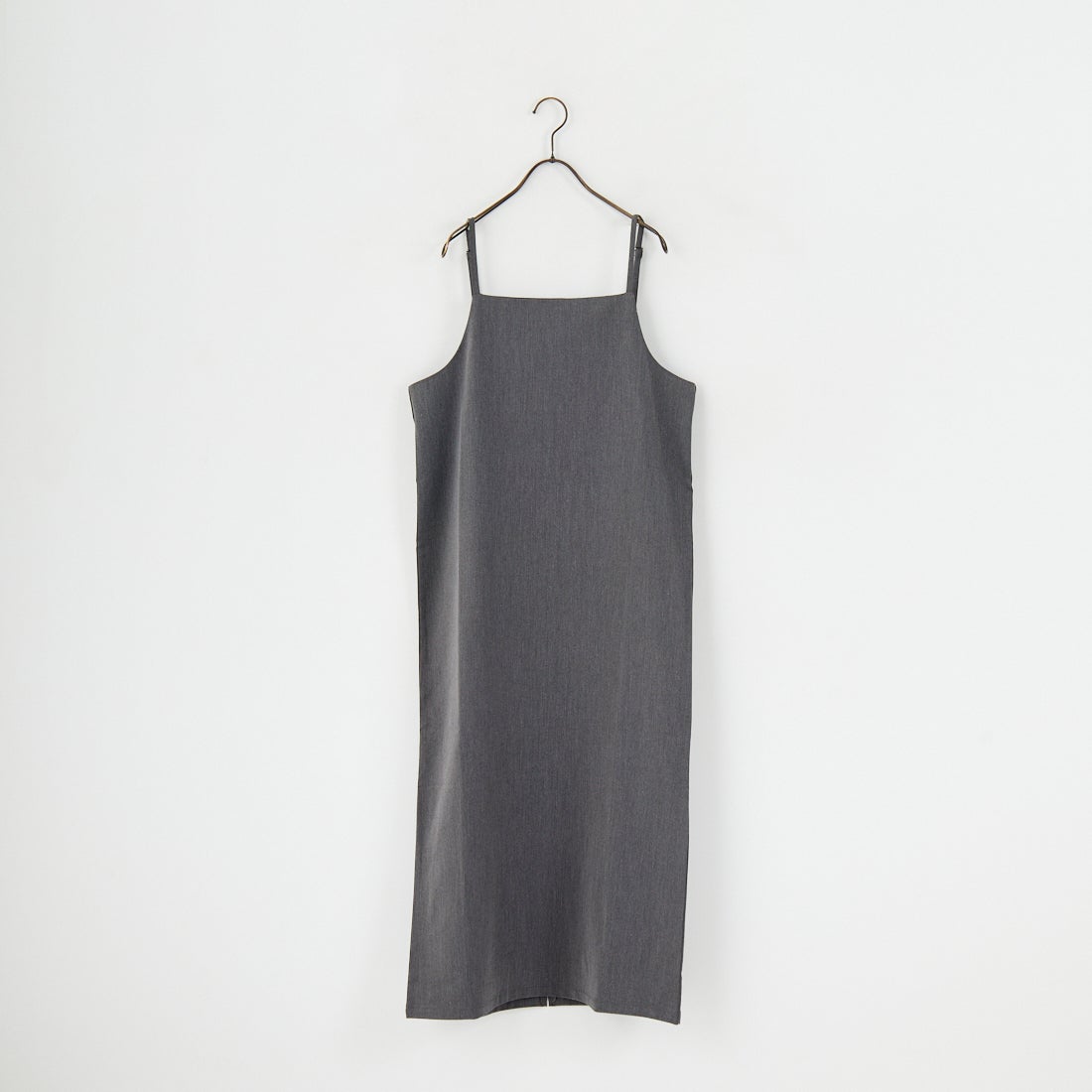 Jeans Factory Clothes [ジーンズファクトリークローズ] TCツイルキャミワンピース [IN1-OP-5] CHARCOAL