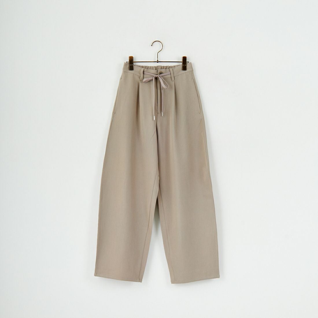 Noir Fabrik [ヌワールファブリック] ウエストドロー付カーブイージーパンツ [IN17-PT-5] KHK BEIGE