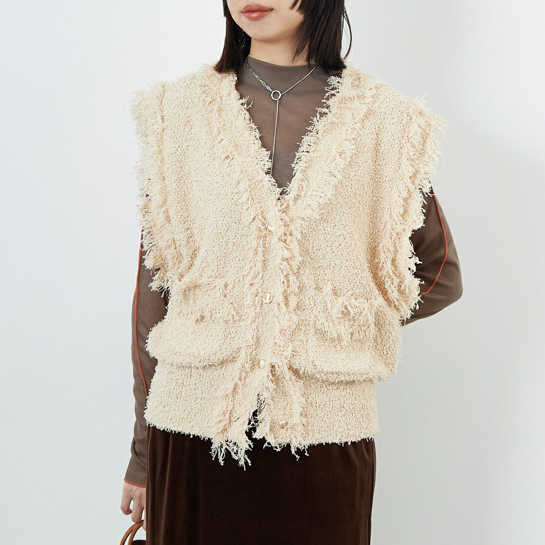 Margaux vintage [マルゴーヴィンテージ] ニットベスト [MG-KN-25068-A