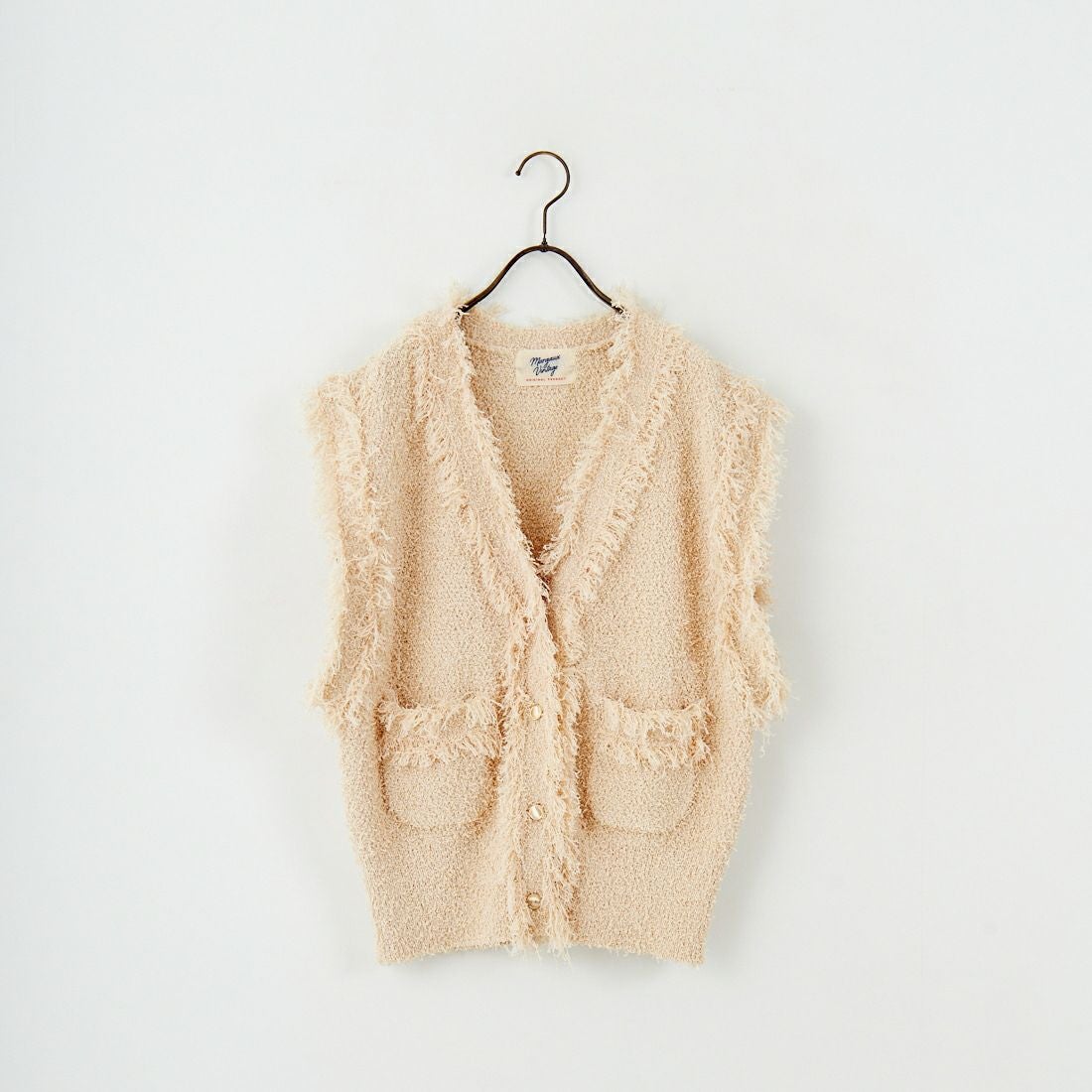 Margaux vintage [マルゴーヴィンテージ] ニットベスト [MG-KN-25068-A] BEIGE