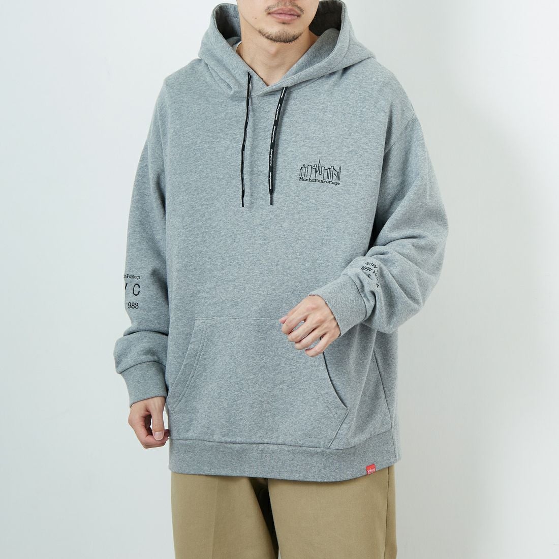 04 H.GRAY&&モデル身長：167cm 着用サイズ：L&&