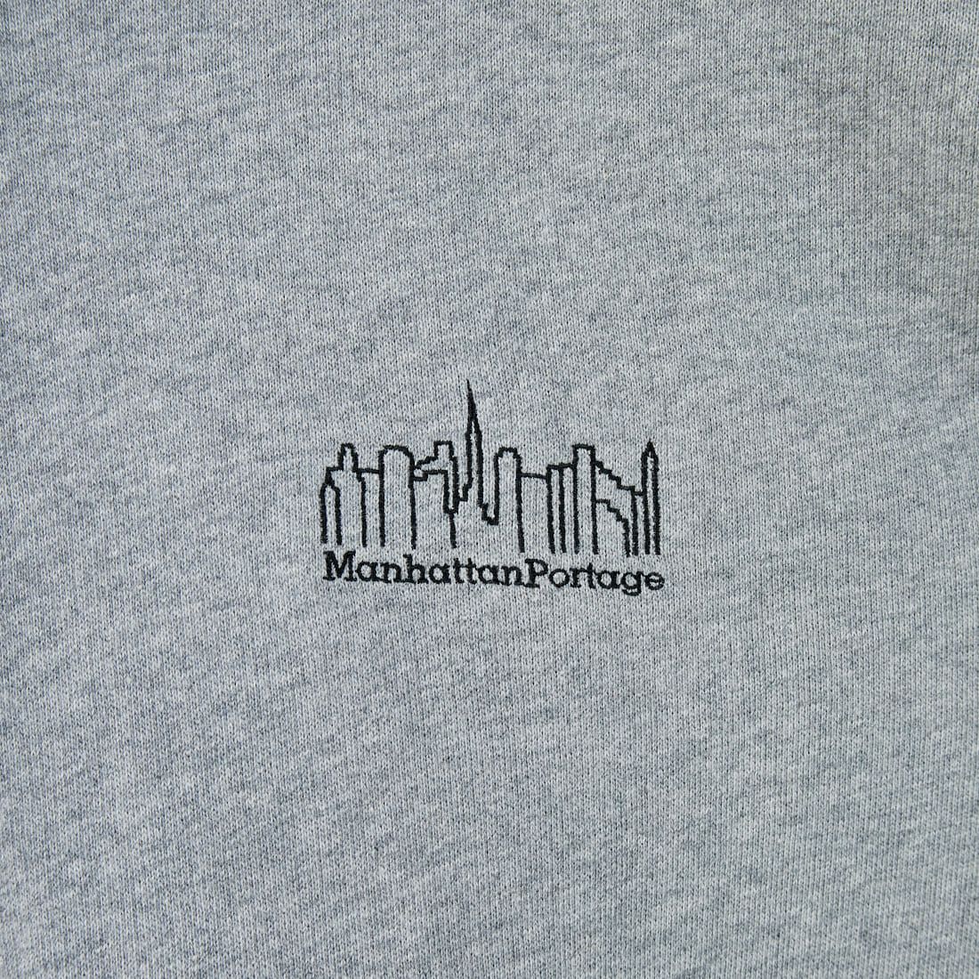 MANHATTAN PORTAGE [マンハッタンポーテージ] ロゴ刺繍スウェットフーディ [MP-M599] 04 H.GRAY