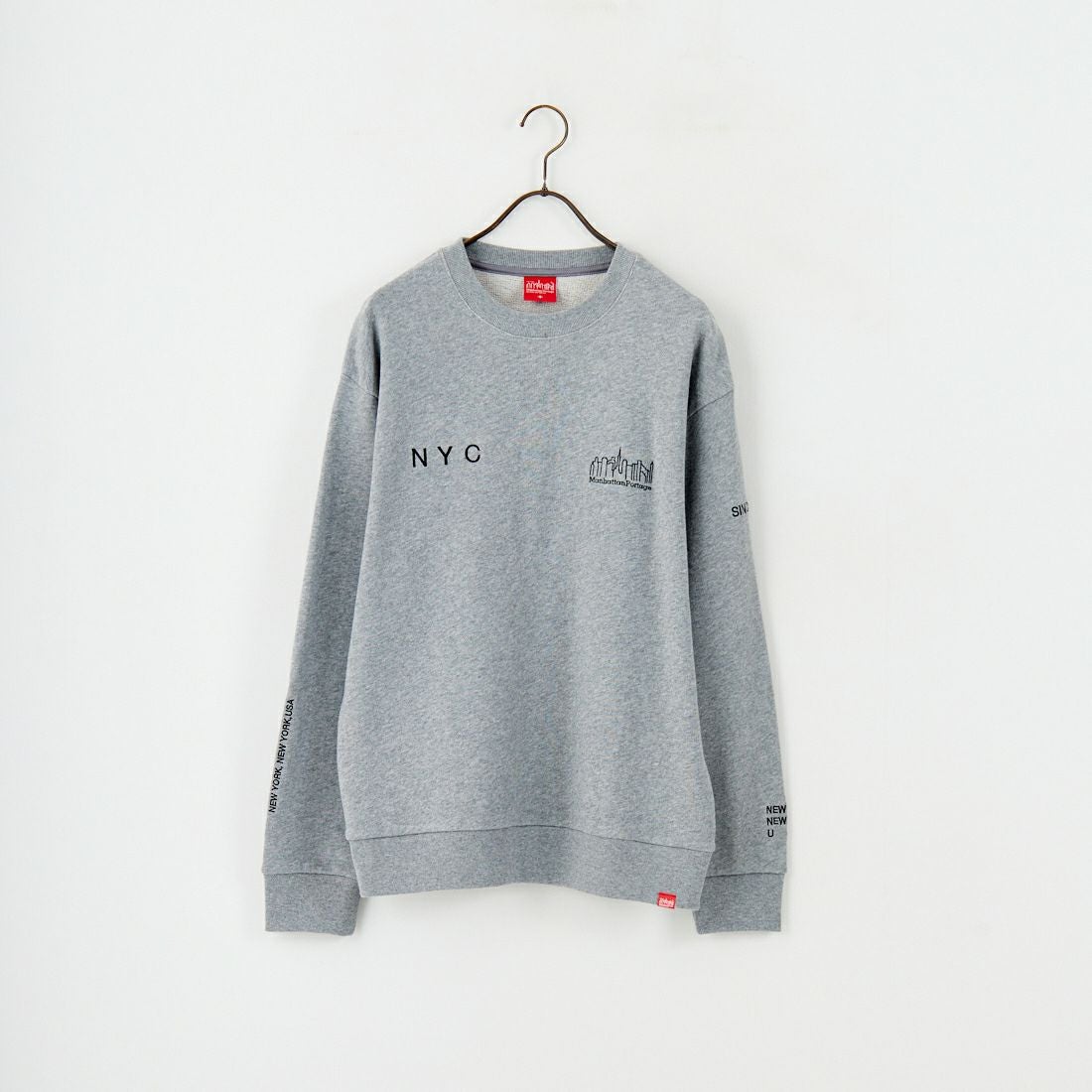 MANHATTAN PORTAGE [マンハッタンポーテージ] ロゴ刺繍スウェット [MP-M598] 04 H.GRAY