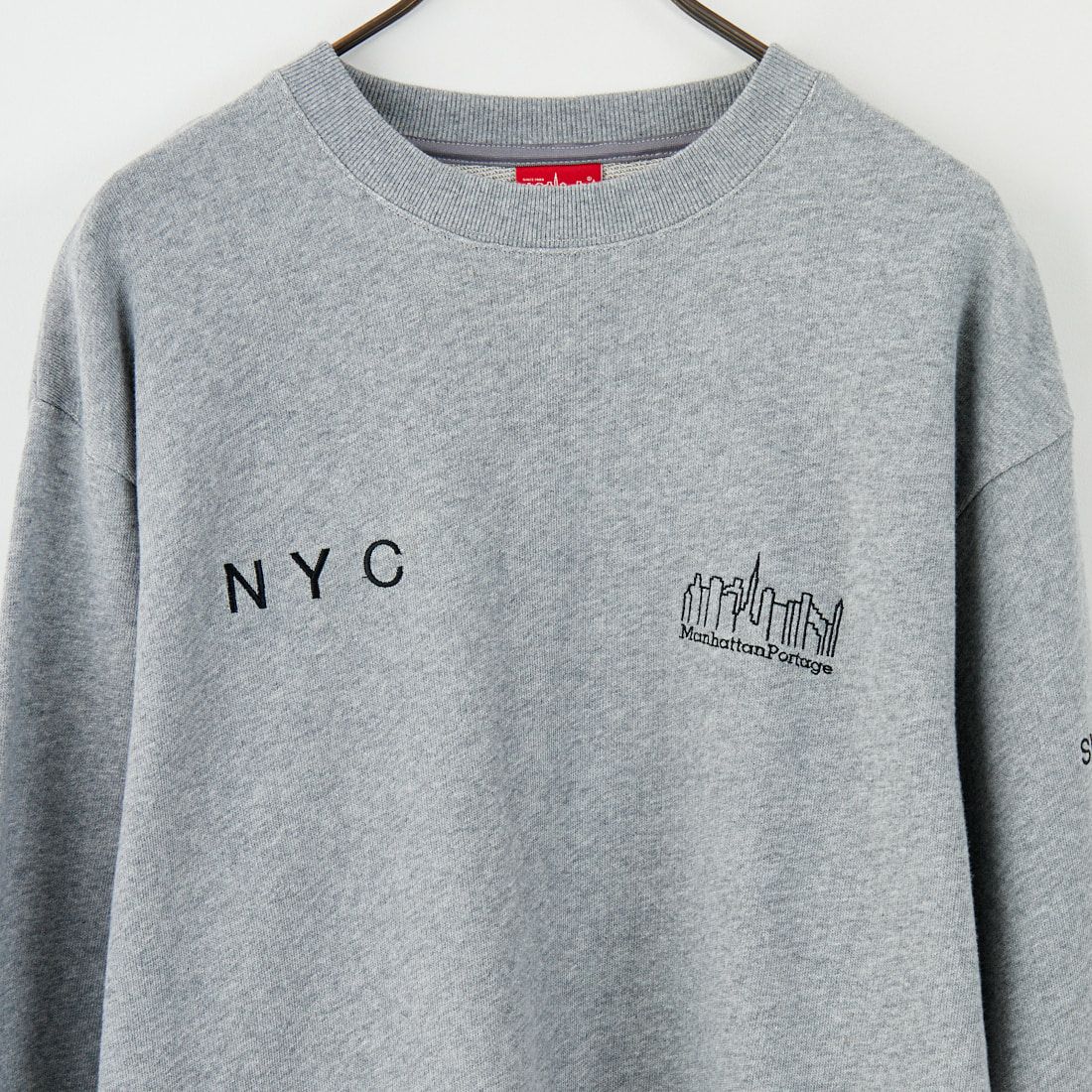 MANHATTAN PORTAGE [マンハッタンポーテージ] ロゴ刺繍スウェット [MP-M598] 04 H.GRAY
