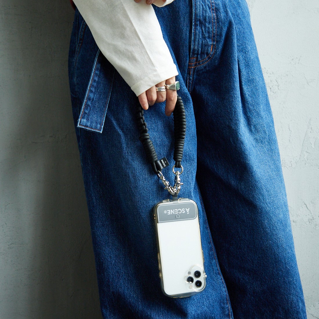 A SCENE [エーシーン] デザインパラコードストラップ [AS03-013] BLACK