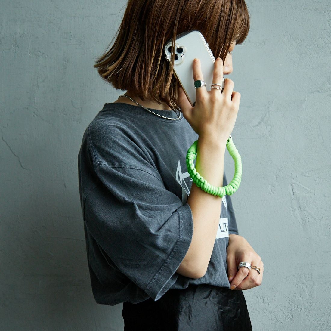 A SCENE [エーシーン] デザインパラコードストラップ [AS03-013] NEON GREEN